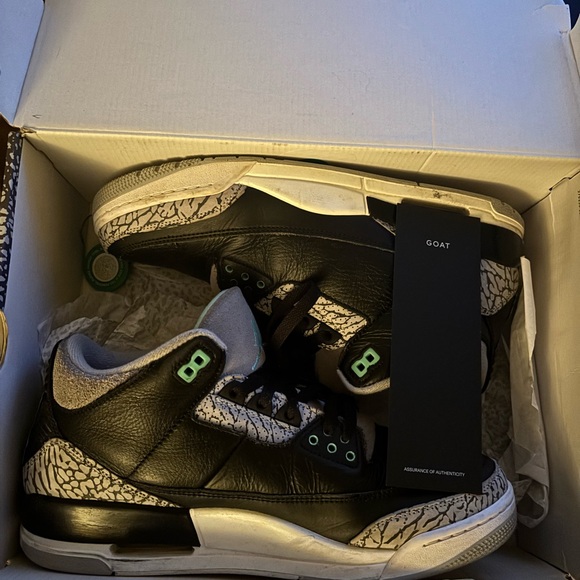 Jordan Other - Jordan 3s retro green glow